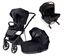 Tinynord Lux duovagn + Nuna Pipa Urbn babyskydd med isofix