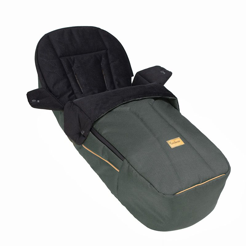 Emmaljunga åkpåse 3-i-1 Flat+, outdoor green