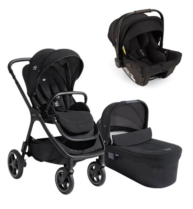 Joie Finiti duovagn + Nuna Pipa Urbn babyskydd med isofix