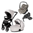 Tinynord Lux duovagn + Maxi-Cosi Pebble Slide Pro babyskydd + isofixbas