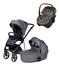 Tinynord Lux duovagn + Maxi-Cosi Coral Slide Pro babyskydd