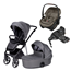 Tinynord Lux duovagn + Maxi-Cosi Coral Slide Pro babyskydd + isofixbas