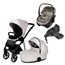 Tinynord Lux duovagn + Maxi-Cosi Coral Slide Pro babyskydd + isofixbas