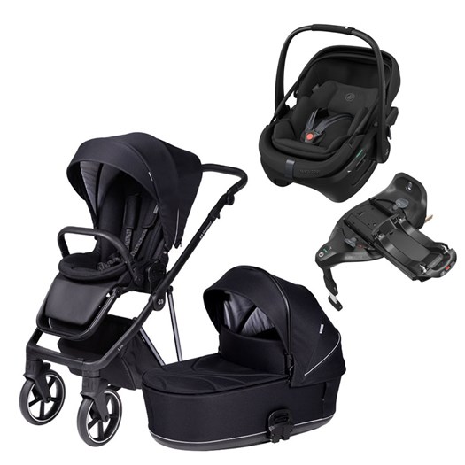 Tinynord Lux duovagn + Maxi-Cosi Coral Slide Pro babyskydd + isofixbas