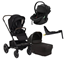 Nuna Mixx Next duovagn + Thule Maple babyskydd + isofixbas