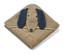 Liewood badcape Albert, dog oat mix