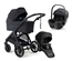 Emmaljunga Sento Pro duovagn Ergo+ 2027 + Baby-Safe pro babyskydd