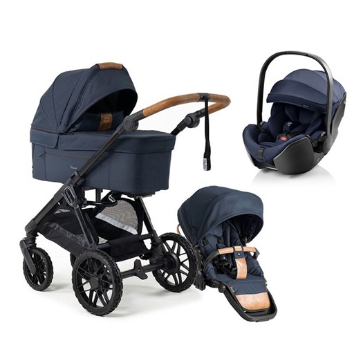 Emmaljunga Sento Pro duovagn Ergo+ 2027 + Baby-Safe pro babyskydd