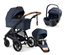 Emmaljunga Sento Pro duovagn Ergo+ 2027 + Baby-Safe pro babyskydd