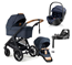 Emmaljunga Sento Pro duovagn Ergo+ 2027 + Baby-Safe pro babyskydd + bas