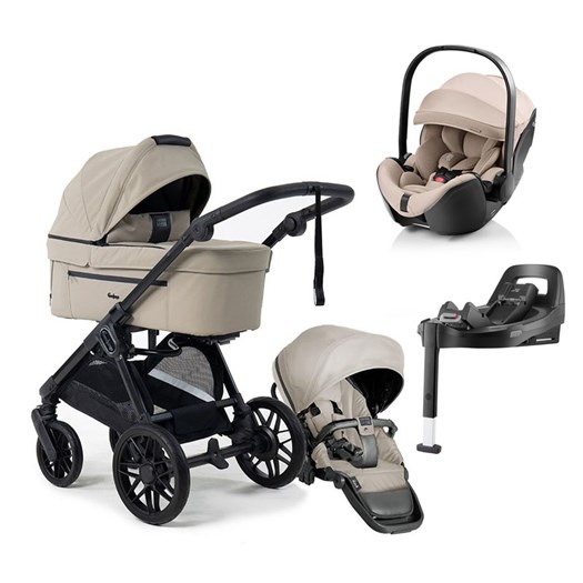 Emmaljunga Sento Pro duovagn Ergo+ 2027 + Baby-Safe pro babyskydd + bas