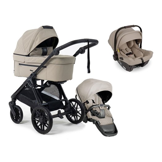 Emmaljunga Sento Pro duovagn Ergo+ 2027 + Nuna Pipa Urbn babyskydd med isofix