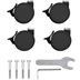 Stokke Sleepi hjul 4-pack, svart