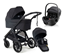 Emmaljunga Sento Pro duovagn Flat+ 2027 + Britax Römer Baby-Safe Pro babyskydd