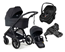 Emmaljunga Sento Pro duovagn Flat+ 2027 + Maxi-Cosi Coral Slide Pro babyskydd + isofixbas