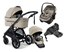 Emmaljunga Sento Pro duovagn Flat+ 2027 + Maxi-Cosi Coral Slide Pro babyskydd + isofixbas