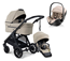 Emmaljunga Sento duovagn Flat+ 2027 + Britax Römer Baby-Safe Pro babyskydd