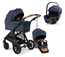 Emmaljunga Sento duovagn Flat+ 2027 + Britax Römer Baby-Safe Pro babyskydd