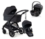 Emmaljunga Sento duovagn Flat+ 2027 + Britax Römer Baby-Safe Pro babyskydd