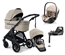 Emmaljunga Sento duovagn Flat+ 2027 + Britax Römer Baby-Safe Pro babyskydd + bas