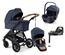 Emmaljunga Sento duovagn Flat+ 2027 + Britax Römer Baby-Safe Pro babyskydd + bas