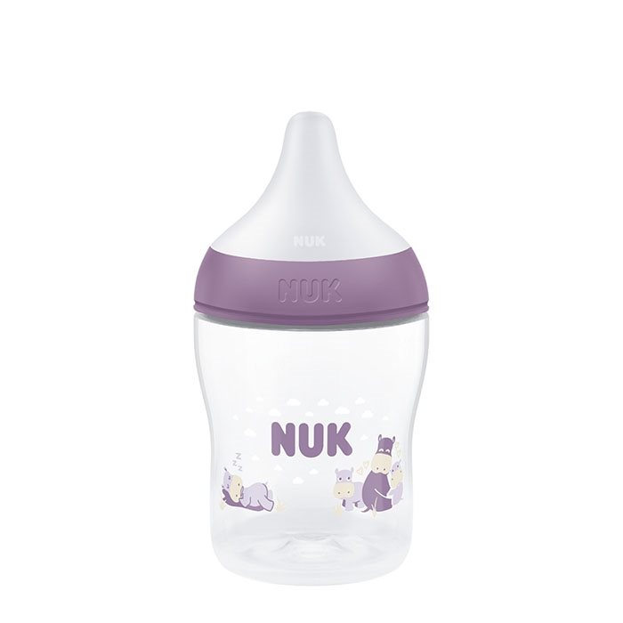 NUK nappflaska Perfect Match 150 ml, flodhäst