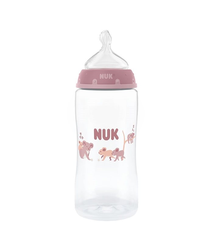 NUK nappflaska First Choice temperature control 300 ml, koal