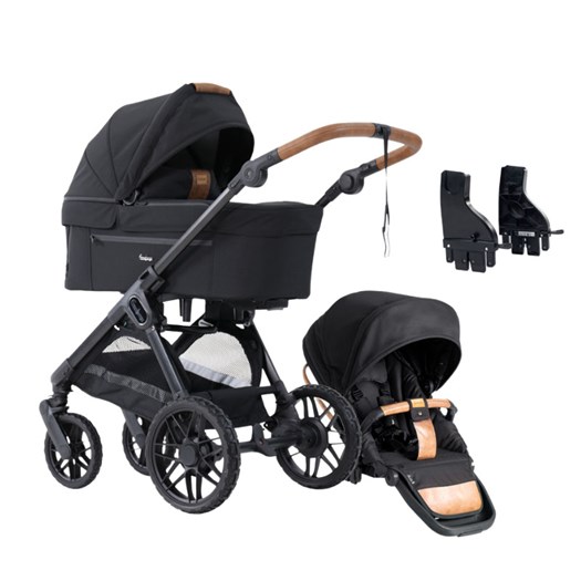 Emmaljunga Sento Pro duovagn Ergo+ 2027, Offroad Black Special Edt