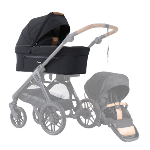 Emmaljunga liggdel+, offroad black inkl adaptrar