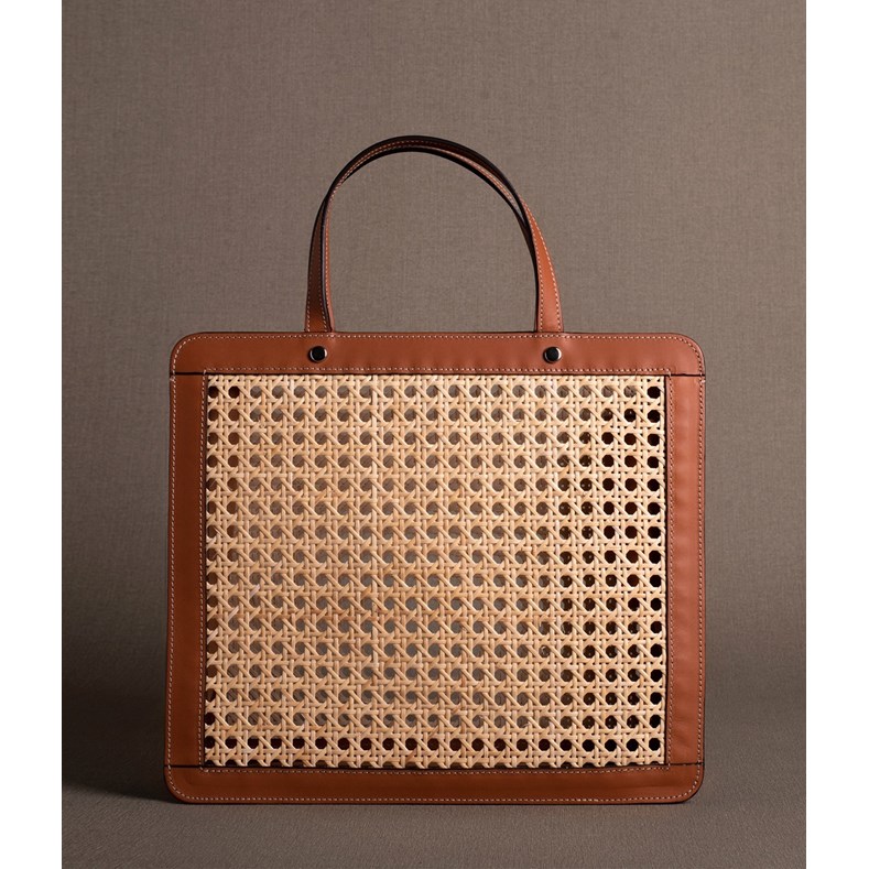 Palmgrens - Rattan Bag Original - Leather since 1896