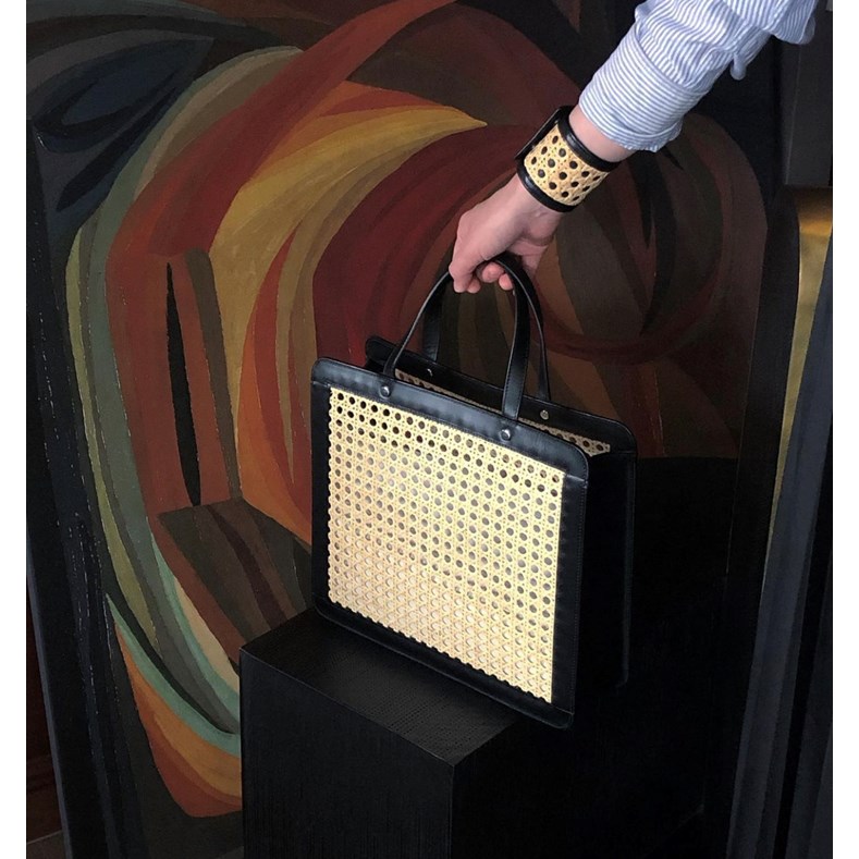 Palmgrens - Classic Rattan Bag - Leather since 1896