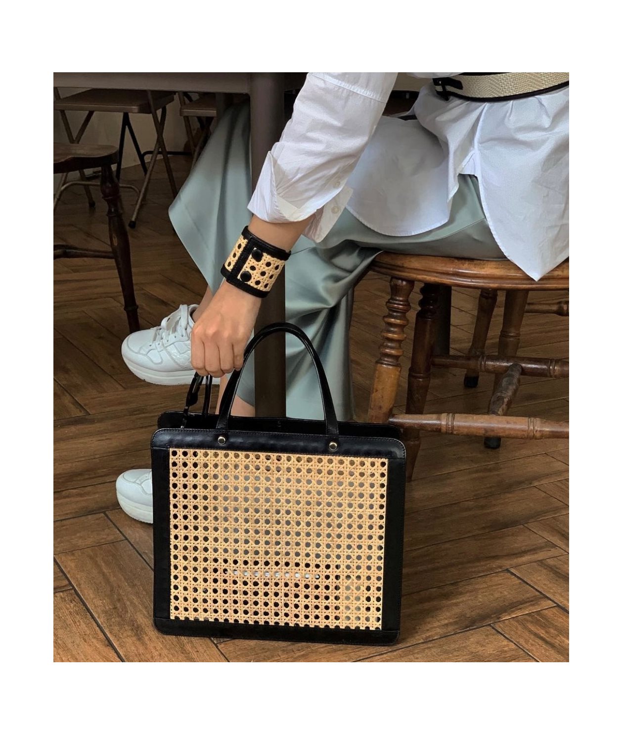 Palmgrens - Rattan Bag Original - Leather since 1896