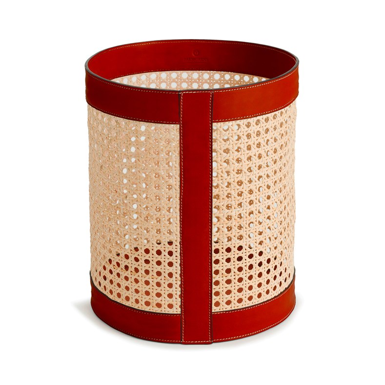 Paper Basket with Rattan