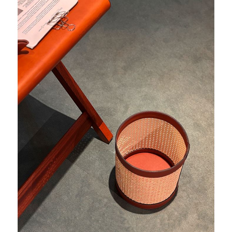 Paper Basket with Rattan
