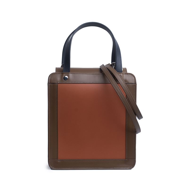 Mini Square Tote Tricolore