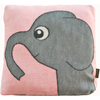 Kuddfodral 30x30cm mjuk Elefant Rosa