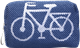 Pouch 8cm Bicycle Blue