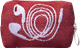 Pouch 8cm Cords Red