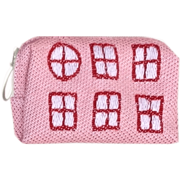 Pouch 8cm Window Pink