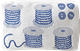 Kulturbeutel 12cm Näh-Set Blau