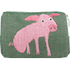 Pouch 12cm Pig Green