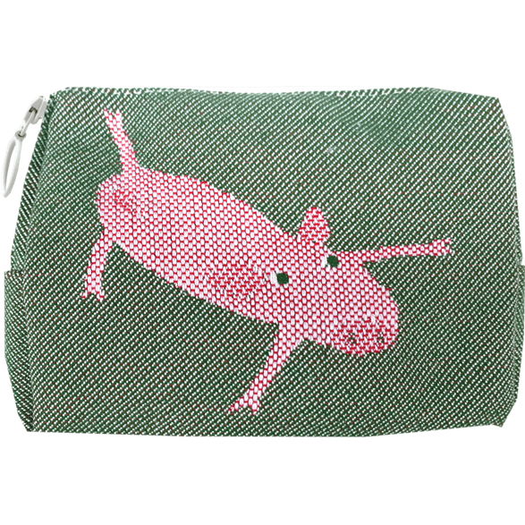 Pouch 12cm Pig Green