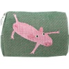 Pouch 12cm Pig Green