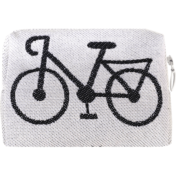 Pochette 12cm Vélo Blanc