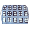 Pouch 12cm Windows Blue