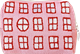 Pouch 12cm Windows Pink
