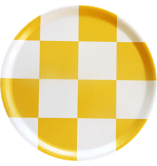 Tray D 38 CheckYellow