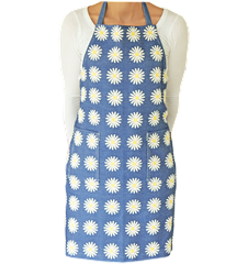 Apron Daisy Blue