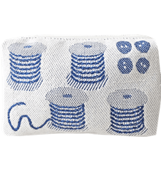 Pouch 12cm Sewing kit Blue