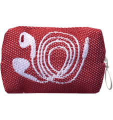 Pouch 8cm Cords Red